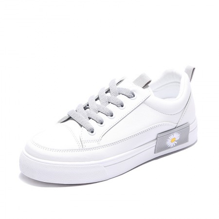 Women Fashion White Shoes Women's Thick-Soled Board Shoes New Spring Student Thick-Soled Shoes