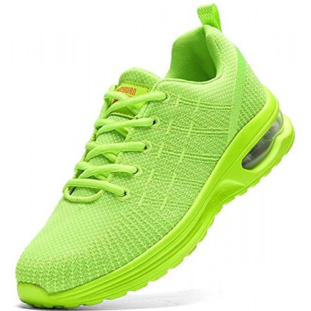 Running Shoes Men's Air Cushion Athletic Gym Tennis Shoes Sneakers Lightweight Walking Shoes Green